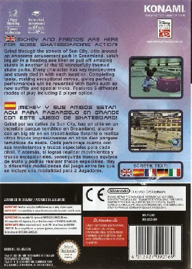 Disney Sports - Skateboarding box cover back